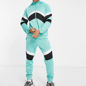 Conjunto de chándal antibacteriano transpirable sólido de dos piezas para hombre 2025, colores personalizados de alta calidad, nuevo diseño de invierno, precio al por mayor - Product Image 6