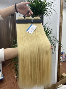 Oferta Especial # Extensiones de Cabello Humano Vietnamita Color 613, 100% Remy, Cutícula Alineada, Suaves, con Brillo Natural, Sin Enredos, Duraderas - Product Image 5