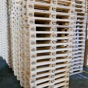 Palet Europeo Industrial de Madera de Pino de 4 Entradas, 1200x800 mm, Doble Cara, Disponible a Granel a Precio Económico - Product Image 4