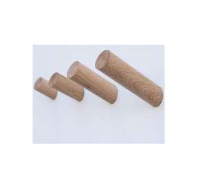 Crochet de suspension mural en bois massif pour cuisine, salle de bain, étagère suspendue pour serviettes, chapeaux et décorations - Product Image 1