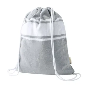 Serviette de plage en coton recyclé Praia, gadgets écologiques - Product Image 4