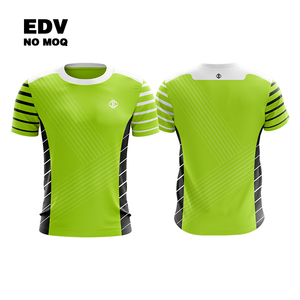 Camiseta transpirable personalizable para deportes al aire libre Patrón 3D y diseño sin cuello con estampado de logotipo - Product Image 1
