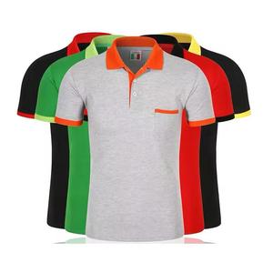 Summer Fashionable Men's for Polo Shirt Anti-Wrinkle Jersey Custom Logo Print Pattern Short Sleeve ODM Tops for New Business Sty - Product Image 1