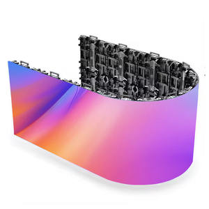 Paneles de visualización de pantalla <span class=keywords><strong>Led</strong></span> a todo Color P2.5 P2 Módulo suave de tablero <span class=keywords><strong>Led</strong></span> curvo flexible para paneles de pared <span class=keywords><strong>led</strong></span> de interior - Product Image 1