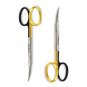 Tijeras Quirúrgicas de Acero Inoxidable con Mangos Negros y Dorados para Cirugía General, Instrumento Manual con Certificación CE - Product Image 5