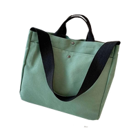 ECO WORLD BAGS Sacs de courses pliables en toile teinte écologiques et durables, impression personnalisée sans azo, style bohème géométrique