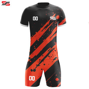Maillots de football personnalisés, shorts, logo, numéro de nom imprimé personnalisé, uniforme à manches courtes - Product Image 3