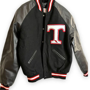 OEM Best Men's College Baseball Jacket Custom 100% Cotton Bordado Logos Winter American Baseball Letterman Teams USA Sports - Product Image 3