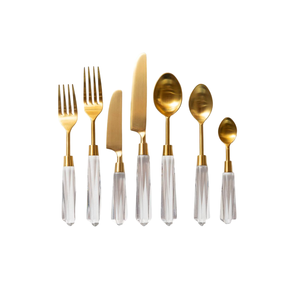 Ensemble de couverts en acier inoxydable, style le plus récent, pour la maison, l'hôtel, la restauration, la table, les services de traiteur, prix de gros. - Product Image 4