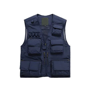 Gilet de travail personnalisé pour homme, décontracté, respirant, à séchage rapide, cargo, réfléchissant, multi-poches, vêtements d'extérieur d'hiver 2025 - Product Image 5