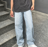 Pantalones Vaqueros al por Mayor para Hombre - Jeans Azul Claro para Hombre - Jeans de Mezclilla - Ropa Clásica para Hombre para Exportación