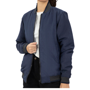 Bomber Jackets Lining <b>Wind</b> <b>Breaker</b> Jacket Quilted Bomber Jacket Zipper Breathable Outdoor Wear Puffer Lining Patchwork Front - Product Image 3