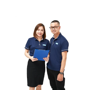 เสื้อเชิ้ตแขนสั้นคอปกตัดต่อผ้าตาข่ายโพลีเอสเตอร์น้ำหนักเบา ระบายอากาศได้ดี สไตล์ลำลอง ผลิตในเวียดนาม น้ำหนัก 200 กรัม - Product Image 1