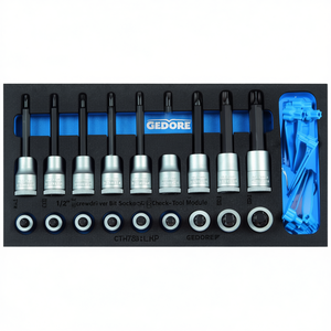 Jeu de douilles à embouts de tournevis Gedore 1/2'' - Module d'outils de vérification - Product Image 2