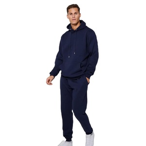 Ropa de hombre de alta calidad sudaderas con capucha conjuntos de pantalones de chándal hombres Jogger chándal sudadera Lisa chándales transpirables - Product Image 1