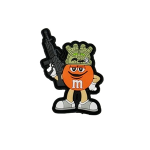 Parche de goma de PVC personalizado, parche táctico de silicona 2D y 3D para decoración de ropa, parche adhesivo suave con logotipo - Product Image 1