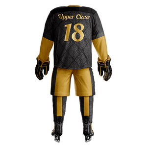 Uniformes de hockey sur glace personnalisés de haute qualité et haute performance - 100% polyester, noms d'équipe personnalisés, coupe ample, en vente en ligne - Product Image 5