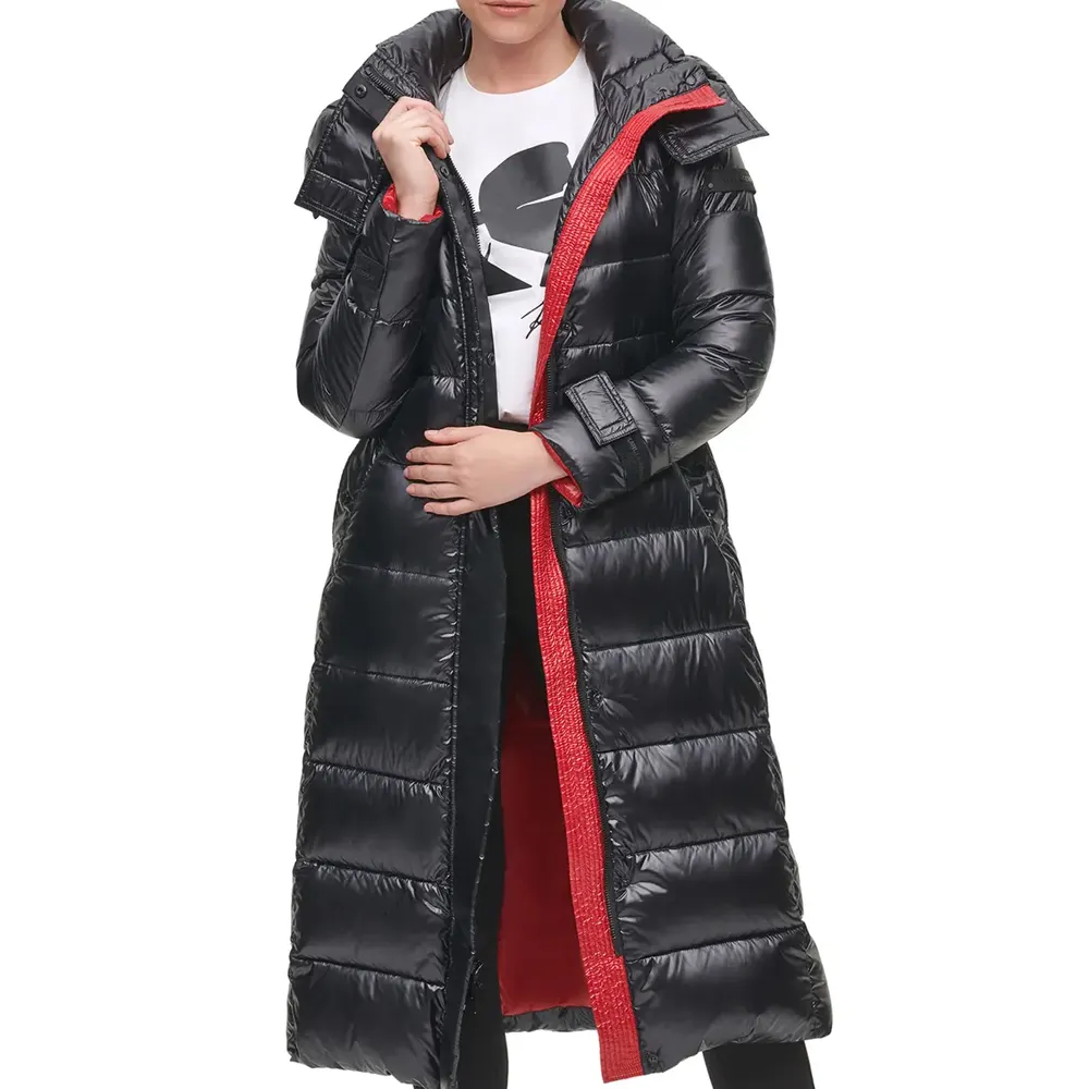Venta caliente nueva moda mujer chaqueta acolchada logotipo personalizado cortavientos abrigo de invierno chaqueta acolchada para damas
