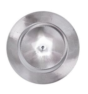 Elegante placa cargadora metálica para sofisticadas recepciones de boda eventos de lujo elegante catering - Product Image 6