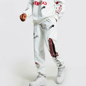 Nouveauté, ensemble de survêtement pour homme, style classique, sweat-shirt imprimé avec pantalon de jogging, couleur unie, grande taille, séchage rapide - Product Image 6