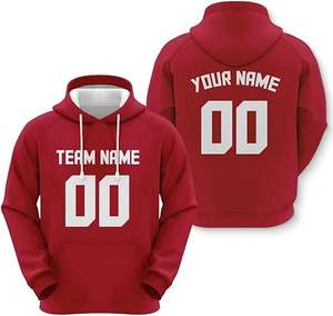 เสื้อฮู้ดและสเวตเตอร์ของผู้ชายเสื้อฮู้ดกีฬาแฟชั่นเย็บตามสั่ง - Product Image 4