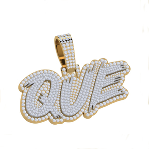 Haute qualité laboratoire cultivé diamant pendentif et breloque argent E couleur rond brillant coupe VVS2 élégant Premium bijoux Hip Hop bijoux - Product Image 3