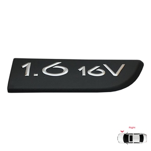 ตราสัญลักษณ์ BSP565-2 สีดำ 1.6 16V ด้านขวา สำหรับรถยนต์ Megane MK2 Scenic MK2 8200209130 - Product Image 1