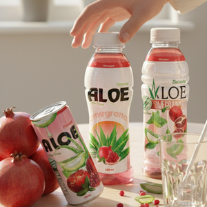 Ready to Drink Pomegranate Aloe Vera Juice 500ml PET Bottle OEM/ODM Wholesale 30% Real Juice 15% Aloe Vera Pulp <b>Beverage</b> - Product Image 3
