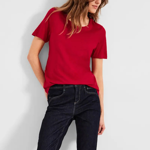 Fabricación profesional Camisetas de mujer más vendidas Camiseta ajustada de nuevo diseño - Product Image 1