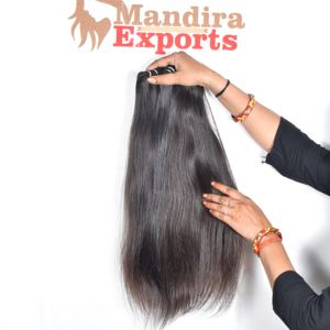 Fournisseur de gros de cheveux bruts vietnamiens vierges non traités, cheveux vierges naturels, soyeux et raides, paquets de cheveux humains à double tirage - Product Image 6