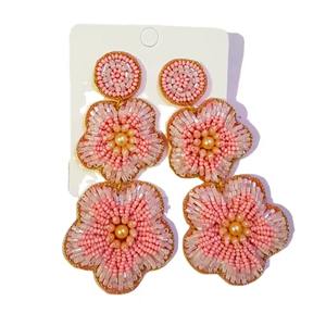 Colorful Seed Bead <b>Fish</b> Earrings Trendy Hand Embroidery Design Fashion Beaded Embroidery Drop Earrings Valentine's Day Christmas - Product Image 4