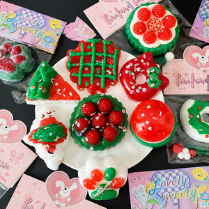 Jouet Squishy de Noël à Remontée Lente, Mignon en <span class=keywords><strong>Mousse</strong></span> PU, Arbre et Bonhomme de Neige, Anti-Stress à Presser - Product Image 1