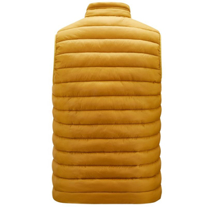Nouvelle conception de mode d'hiver, logo personnalisé, veste matelassée respirante décontractée à capuche pour homme, sans manches, vestes matelassées en polyester - Product Image 6