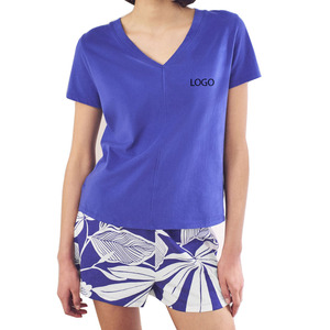 Shorts Tshirt Street Casual 2 pièces à la mode hommes longueur au genou Denim Jorts LooseClothing-vendor été hommes tenue deux pièces - Product Image 1