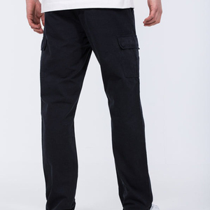Pantalon Cargo Homme Décontracté Haute Qualité Taille Moyenne Léger Poches Plissées Pantalon Délavé - Product Image 3