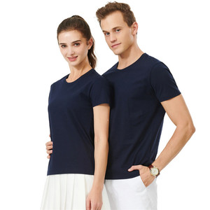 Vente en gros 100% T-shirt unisexe à manches courtes en coton Pima avec logo Oem personnalisé et blanc à manches courtes pour hommes - Product Image 1