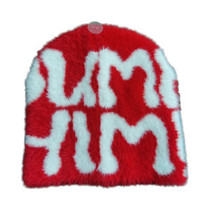 Lightweight fuzzy mohair beanie with relaxed crown and stretch fit unisex winter <b>cap</b> for <b>hiking</b> travel and streetwear looks - Product Image 6