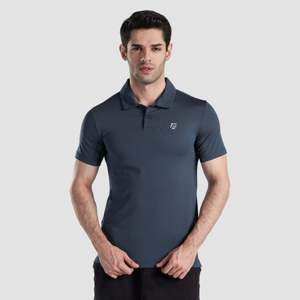 GA Vigour pour Polo Gris Uni Tissu Tricoté 100% Polyester Haute Qualité T-shirt de Sport Respirant 6XL XL Légèrement Traité - Product Image 1