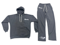 Ensemble survêtement pour homme en tissu polaire chaud d'hiver, sweat à capuche imprimé et pantalon de jogging