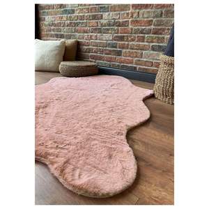 Tapis de cuisine de la série Puff de tapis en peluche de peau douce asymétrique - Product Image 1