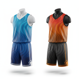 Conjunto de Baloncesto con Estampado Completo |   Colores Personalizados para Equipos |   Conjunto de Uniforme Profesional para Sublimación - Product Image 6