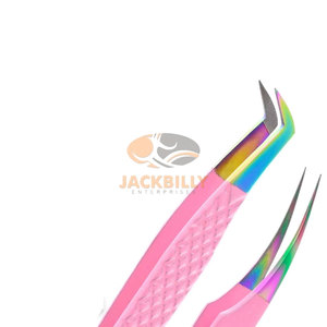 Mới Sợi Mẹo Lash Nhíp Cho Lông Mi Mở Rộng-Chuyên Nghiệp Lash Công Nghệ Nguồn Cung Cấp Phải Có-Khối Lượng Khởi Động Màu Hồng Cầu Vồng Bộ - Product Image 3