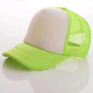 Venta al por mayor de gorra de espuma de malla con logotipo personalizado Hip Hop algodón en blanco de béisbol impreso bordado gorra deportiva para unisex - Product Image 3