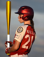 Fabricant de batte de baseball personnalisée haute performance BBCOR.50, en alliage d'aluminium, pour les tournois