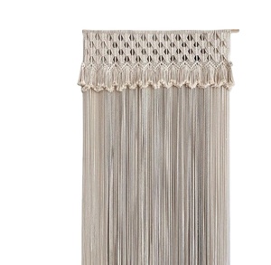 Coustmized ม่านประตู macrame | ม่านแขวนผนังฉากหลังแต่งงานขนาดใหญ่ - Product Image 1