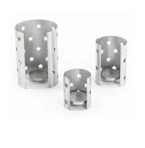 Porte-bougie en métal de forme sphérique, finition bicolore, pièce maîtresse artisanale, porte-bougie votif à prix abordable - Product Image 5