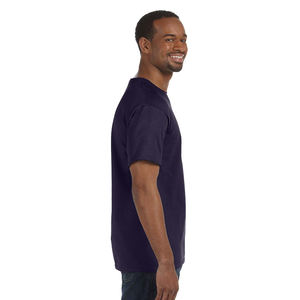 Hanes บุรุษ ComfortSoft กระเป๋าไม่มีแท็กเสื้อยืดเสื้อกล้ามบุรุษเสื้อยืดลูกเรือแพลทินัม - Product Image 2