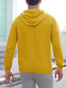 Sweat à capuche pour homme en polyester et coton de haute qualité avec logo personnalisé brodé, tissu de 330 g et fonction anti-rétrécissement - Product Image 5