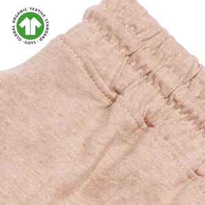 Short de sport bio pour femme-Jersey naturel de 5.4 oz, respirant avec ceinture extensible et cordon de serrage en coton - Product Image 1