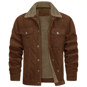 Chaqueta Bomber Personalizable para Hombre, con Cuello Alto, Relleno de Algodón, Tela de Lona, con Decoración de Logotipo Personalizado - Product Image 6